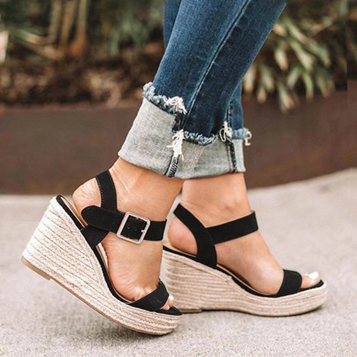 Lisa | comfortable wedge shoes with wedge heels