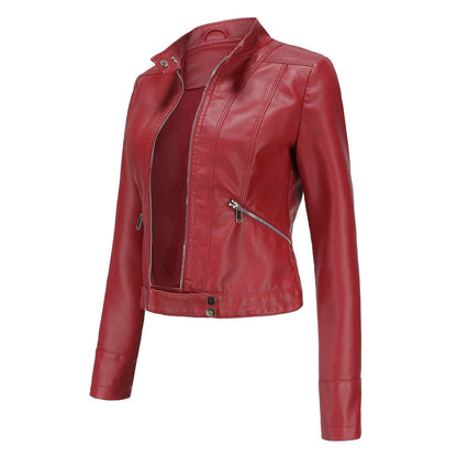 Oxana – stylish leather jacket