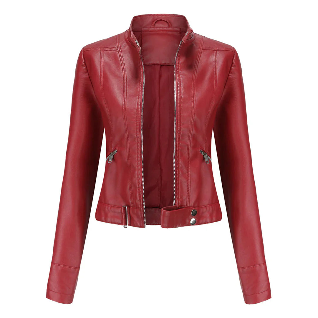 Oxana – stylish leather jacket