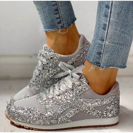 Kiari – sports shoes with sequins for women