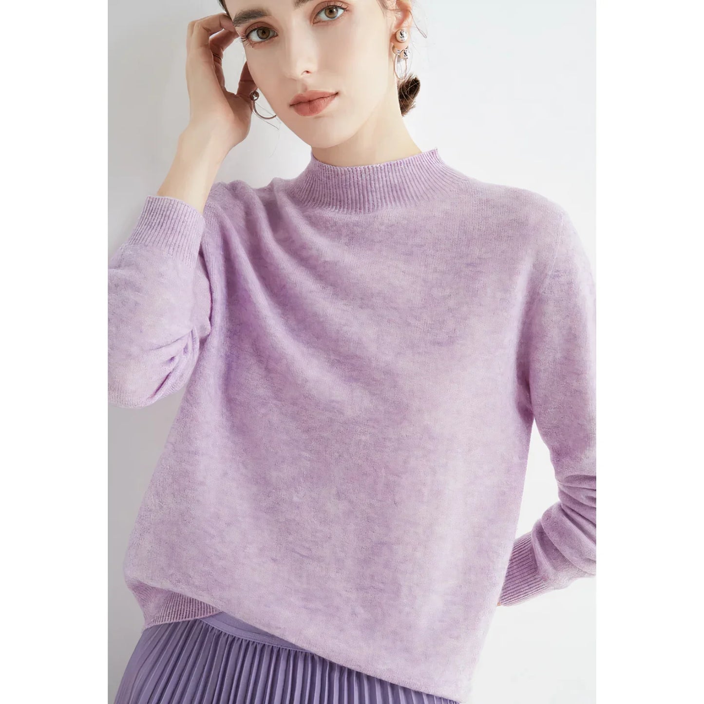 Cashmere knit sweater - yelena