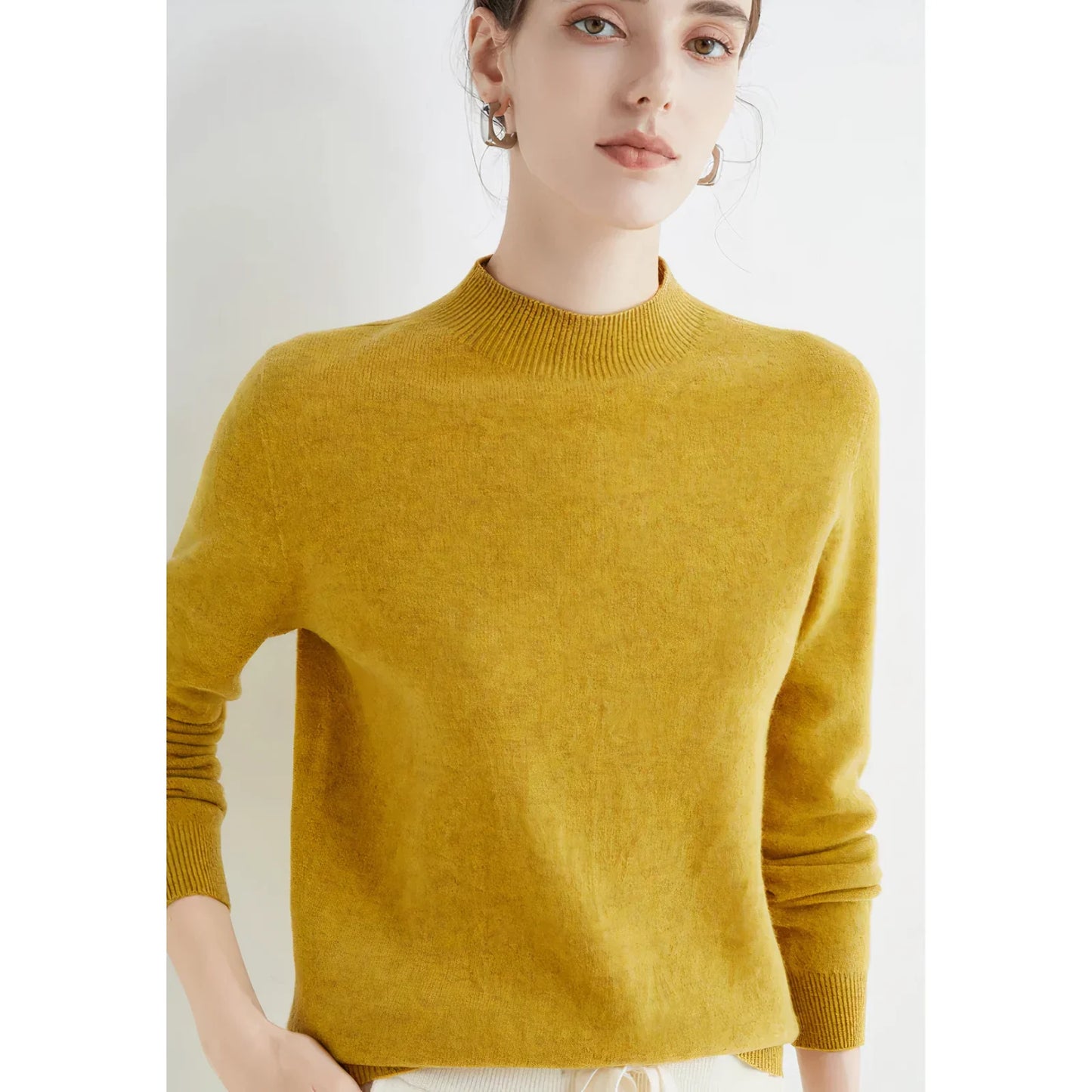 Cashmere knit sweater - yelena