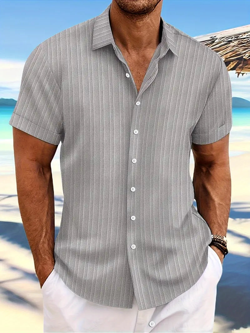 Benjamin – casual shirt with a loose striped pattern