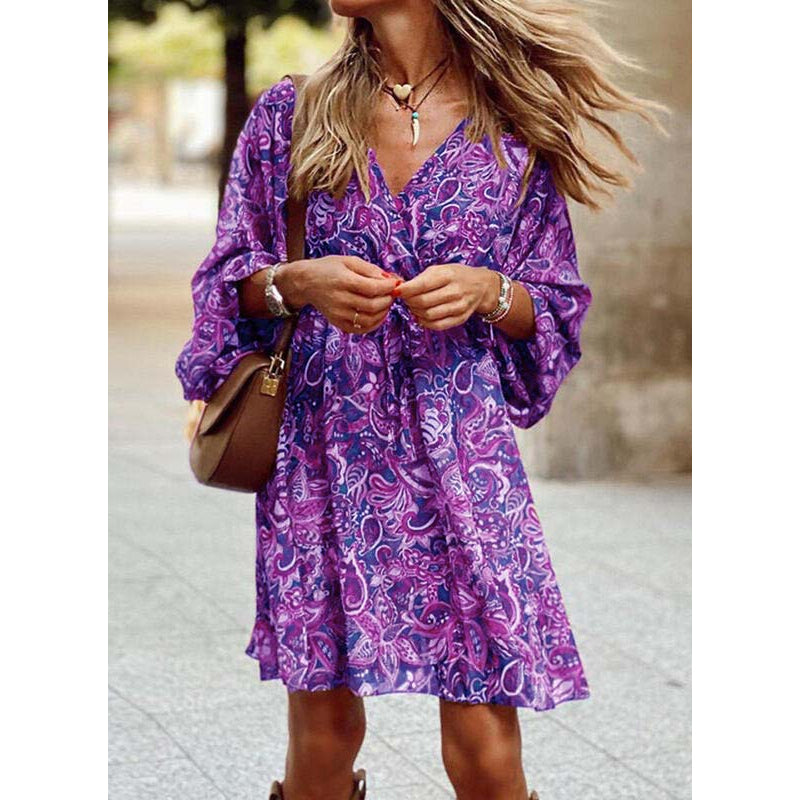 Summer- breeze boho dress for women