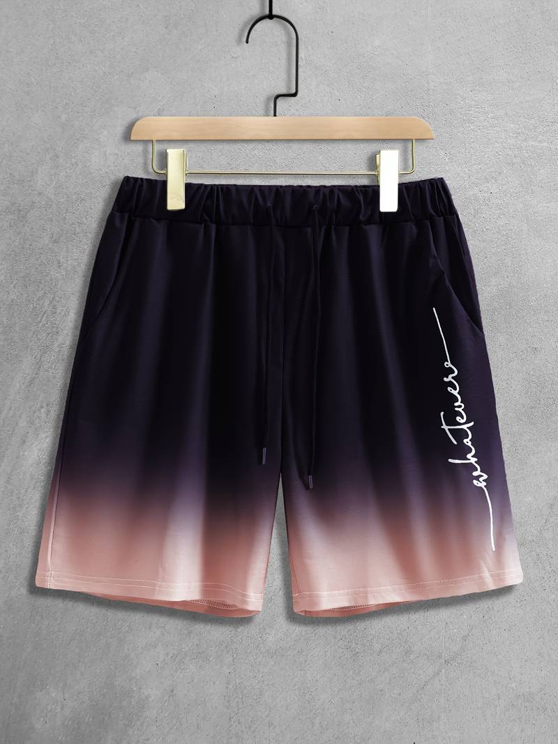 Liam – midnight blue gradient shorts