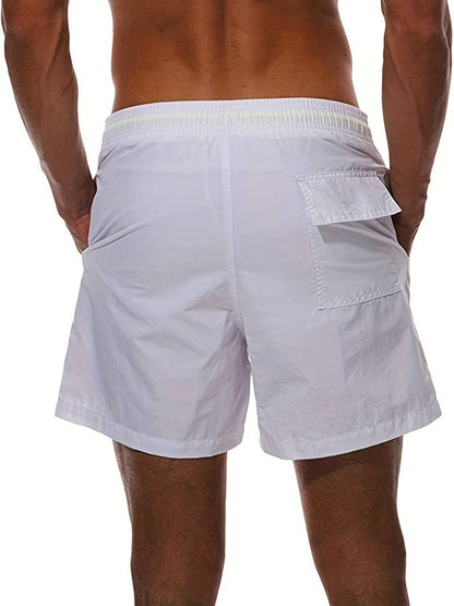 James casual swim shorts with mesh lining