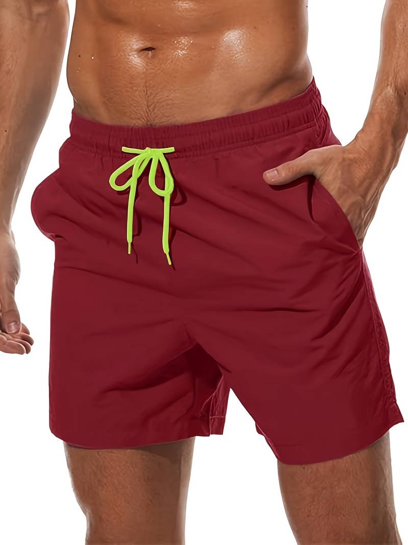 James casual swim shorts with mesh lining