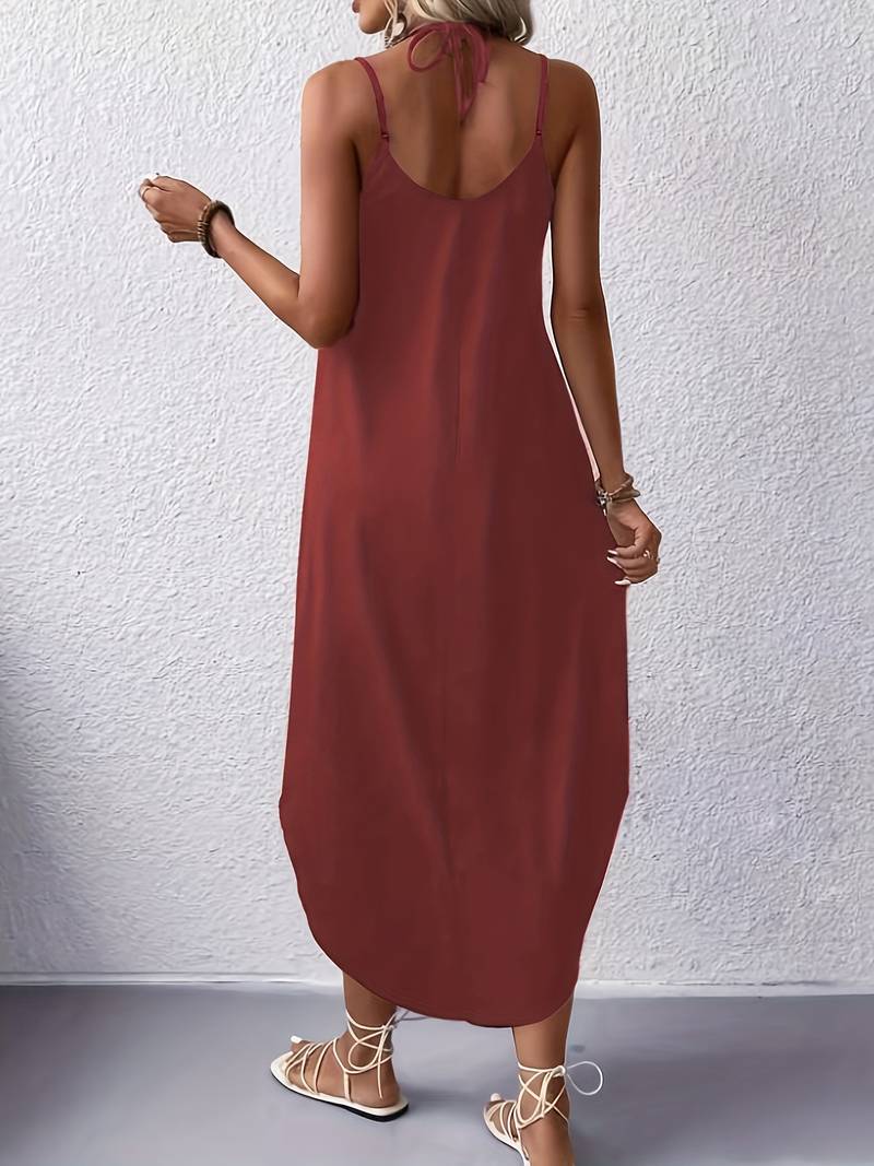 Jane – versatile sleeveless dress with spaghetti straps for summer