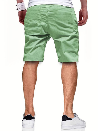 Michael cut-off drawstring shorts for men