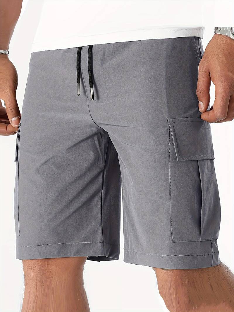 Ethan multi-pocket cargo shorts for men