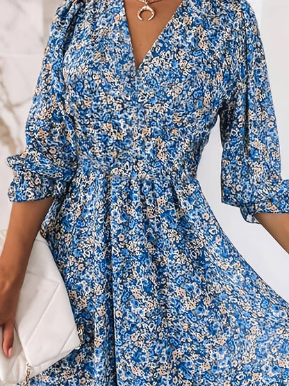 Grace - boho puff sleeve dress