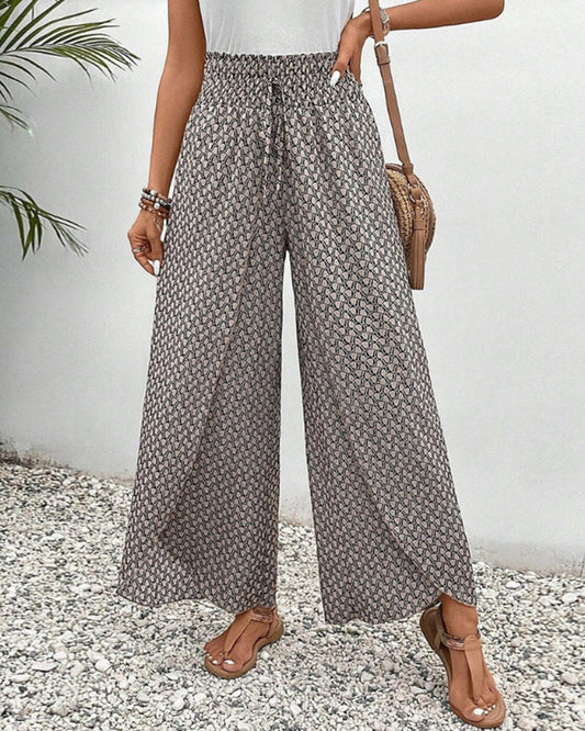 Sapphira | women's trousers with geometric print