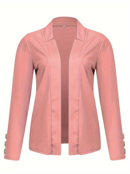 Emma – casual long sleeve button blazer