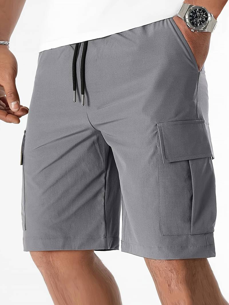 Ethan multi-pocket cargo shorts for men