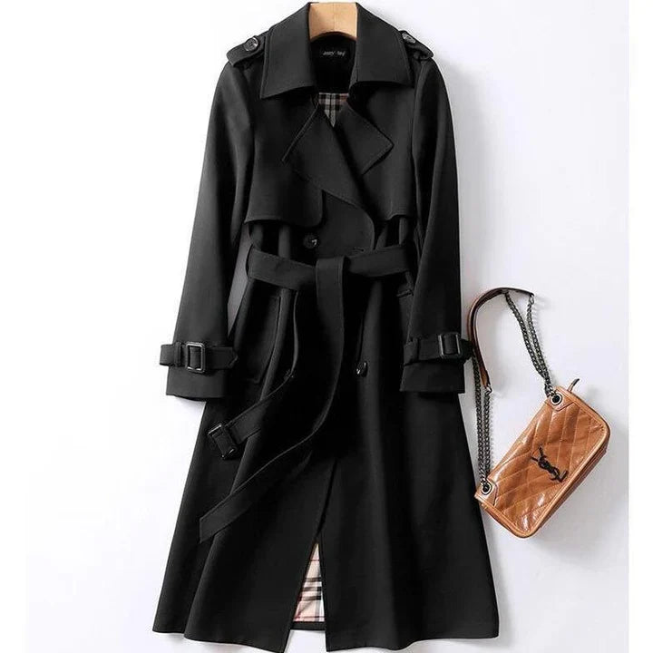 Haba - plain trench coat for women