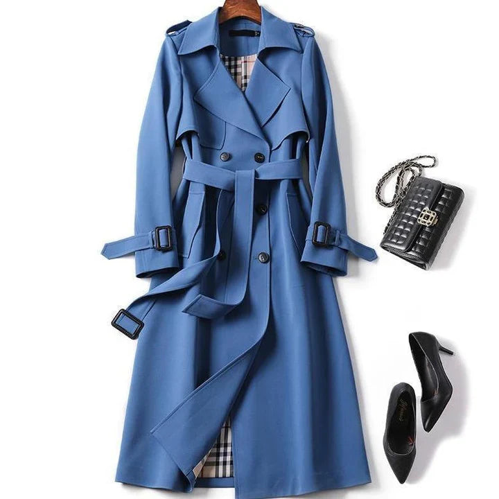 Haba - plain trench coat for women