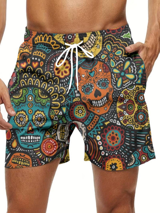 Lucas - trendy hawaiian shorts with drawstring