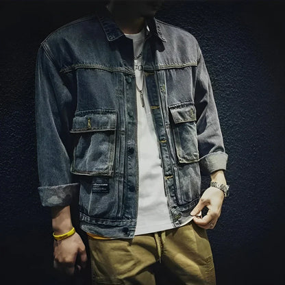 Gilroy - casual denim jacket made of cotton