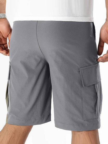 Ethan multi-pocket cargo shorts for men