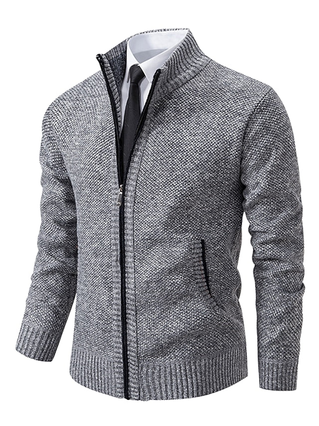 RALPH POLO - Stylish zipper knitted sweater for men (Italian design)