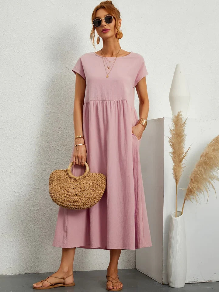 Renee - short sleeve vintage summer dress