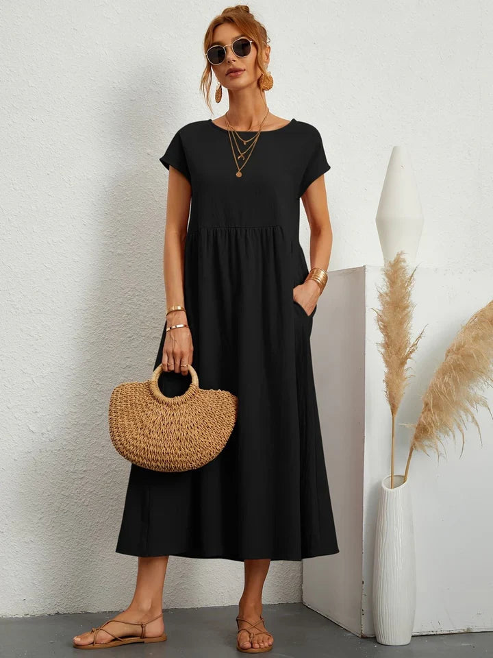 Renee - short sleeve vintage summer dress