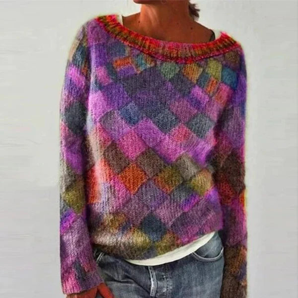 Enola | colorful & stylish sweater with o-neck