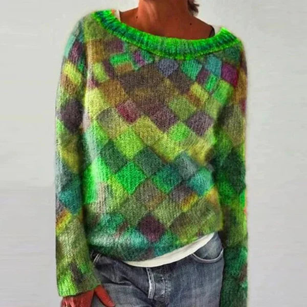 Enola | colorful & stylish sweater with o-neck