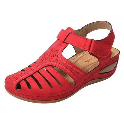 Ortho fit - breathable orthopedic sandals with low heel and correction function