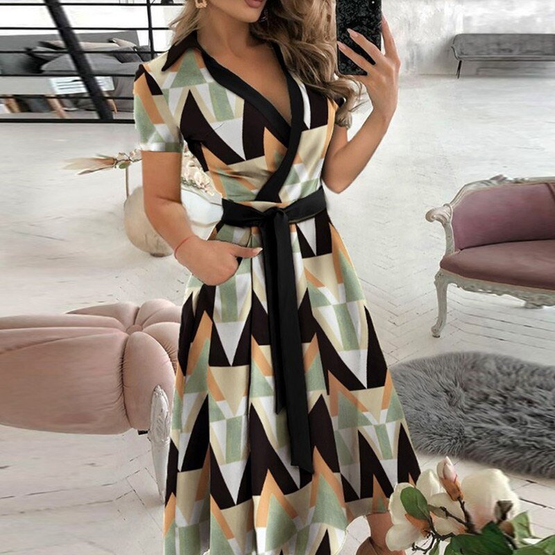 A-line tie dress