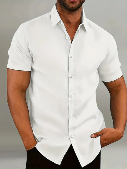 Brian - casual short sleeve button down