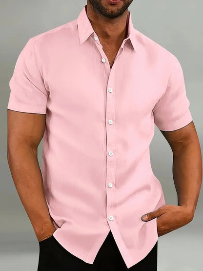 Brian - casual short sleeve button down